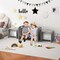 3 Pieces Wooden Kids Table Chair Set Grey Multi-functional Desk for Reading Play and Storage